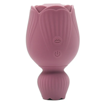 Flora Twirl-OG | Suction & Tongue Rose Vibrator | G Spot Clit Stimulator Masturbator Vibrator Sex Toys For Women for $49 – Best Sex Toys from Ecsta Care