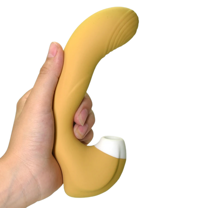 Duo Divine Thrill | Clitoral Tongue Stimulator and G Spot Vibrator | G Spot Vibrator & Clit Teaser | Clit Suction Massager & G Spot Stimulator Masturbator Vibrator Sex Toys For Women for $69 – Ecsta Care