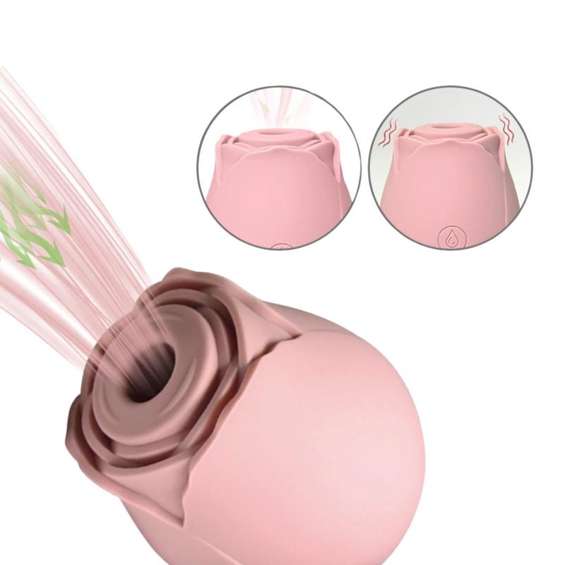 Flora Tease-Or | Rose Vibrator with Suction | G Spot Clit Stimulator Masturbator Vibrator Sex Toys For Women for $49 – Ecsta Care