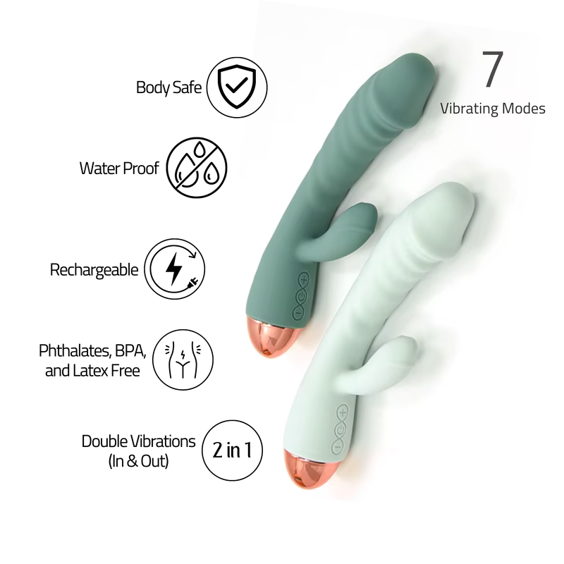 Classic Lush | Rabbit Vibrator – Dual Spot Stimulator from Ecsta Care for $34 Only